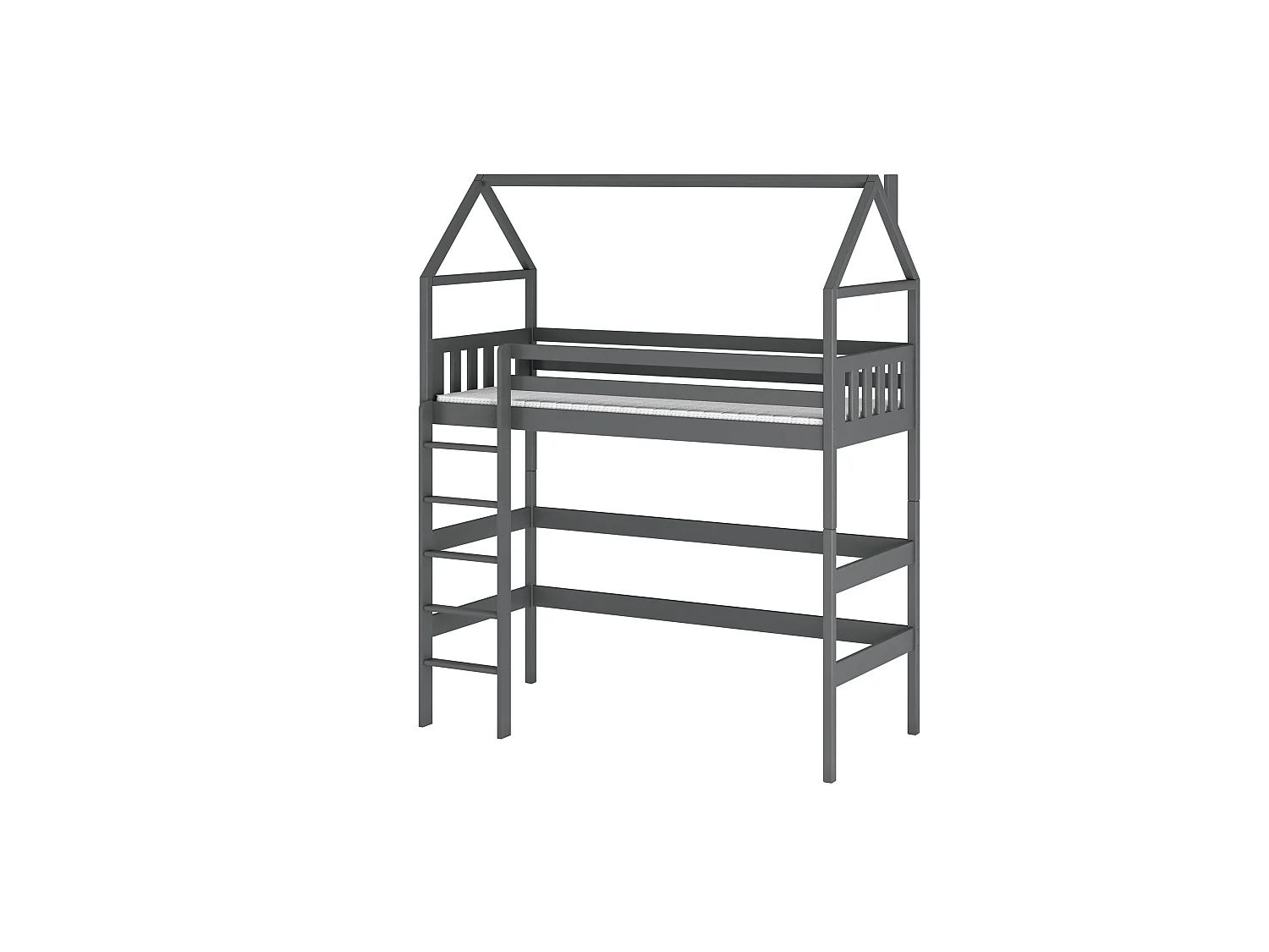 Lit de maison Gloria 90x190 Gris