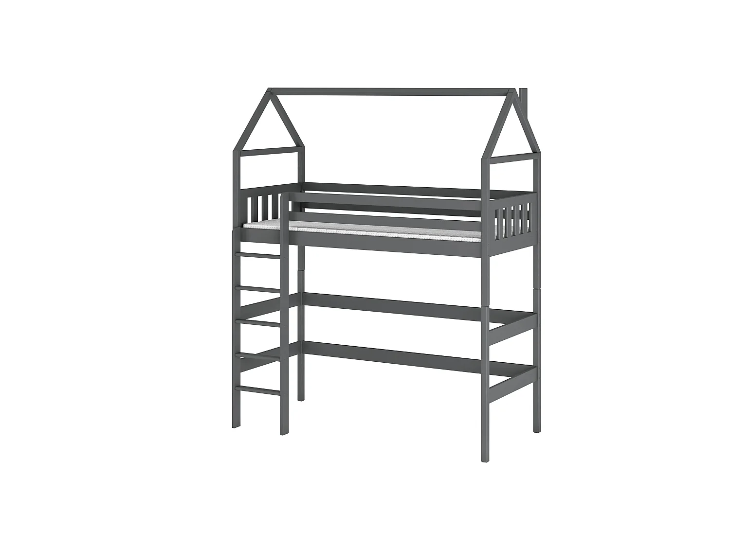 Lit de maison Gloria 90x190 Gris