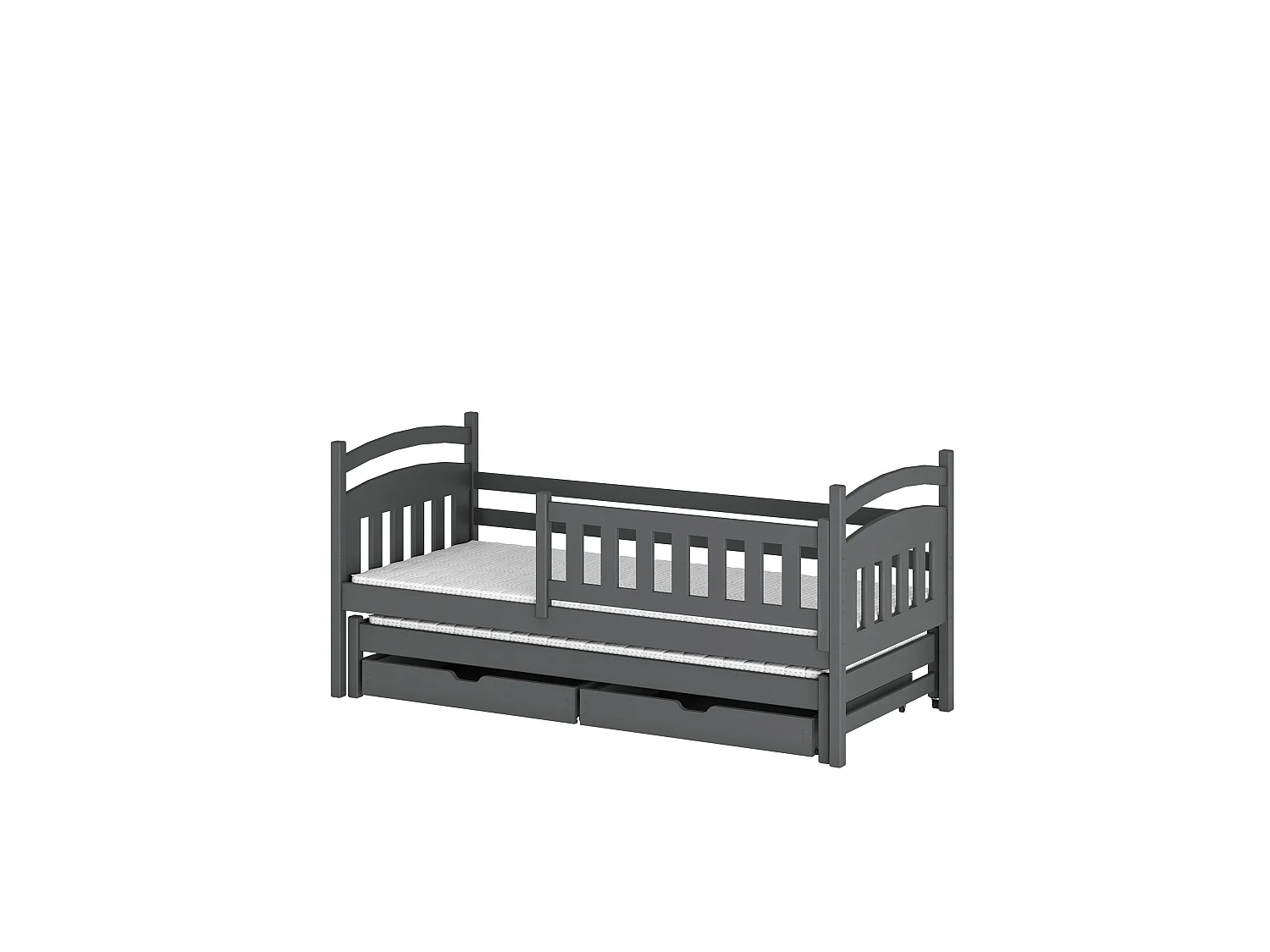 Kinderbett Galaxy 90x190 Grau
