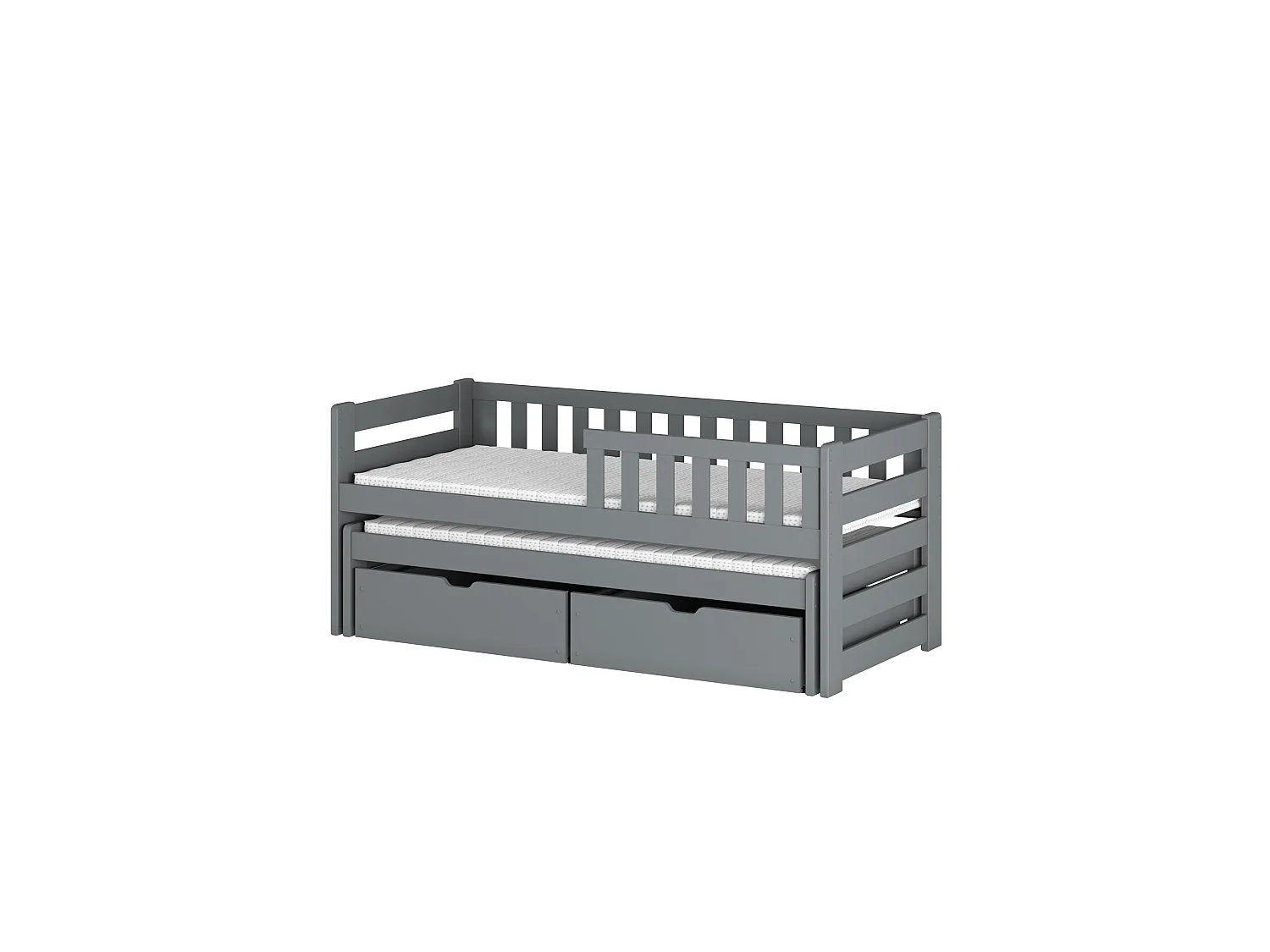 Kinderbett Bolko 90x200 Grau