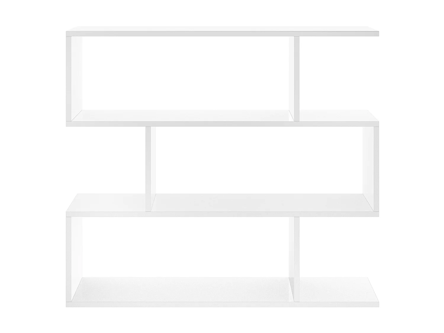 TOMINI låg hylla - 3 fack - Färg: Vit