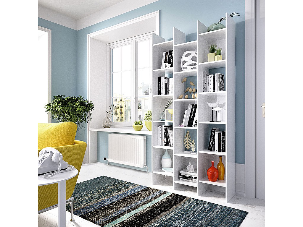 Regal KOUBAN - 15 Fächer - Weiß günstig online kaufen