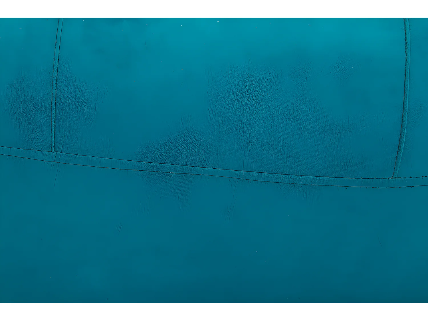 Fauteuil main pivotant CATCHY en velours - Bleu canard