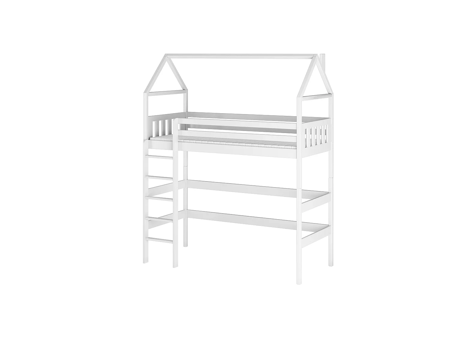 Hausbett Gloria 90x200 Weiss