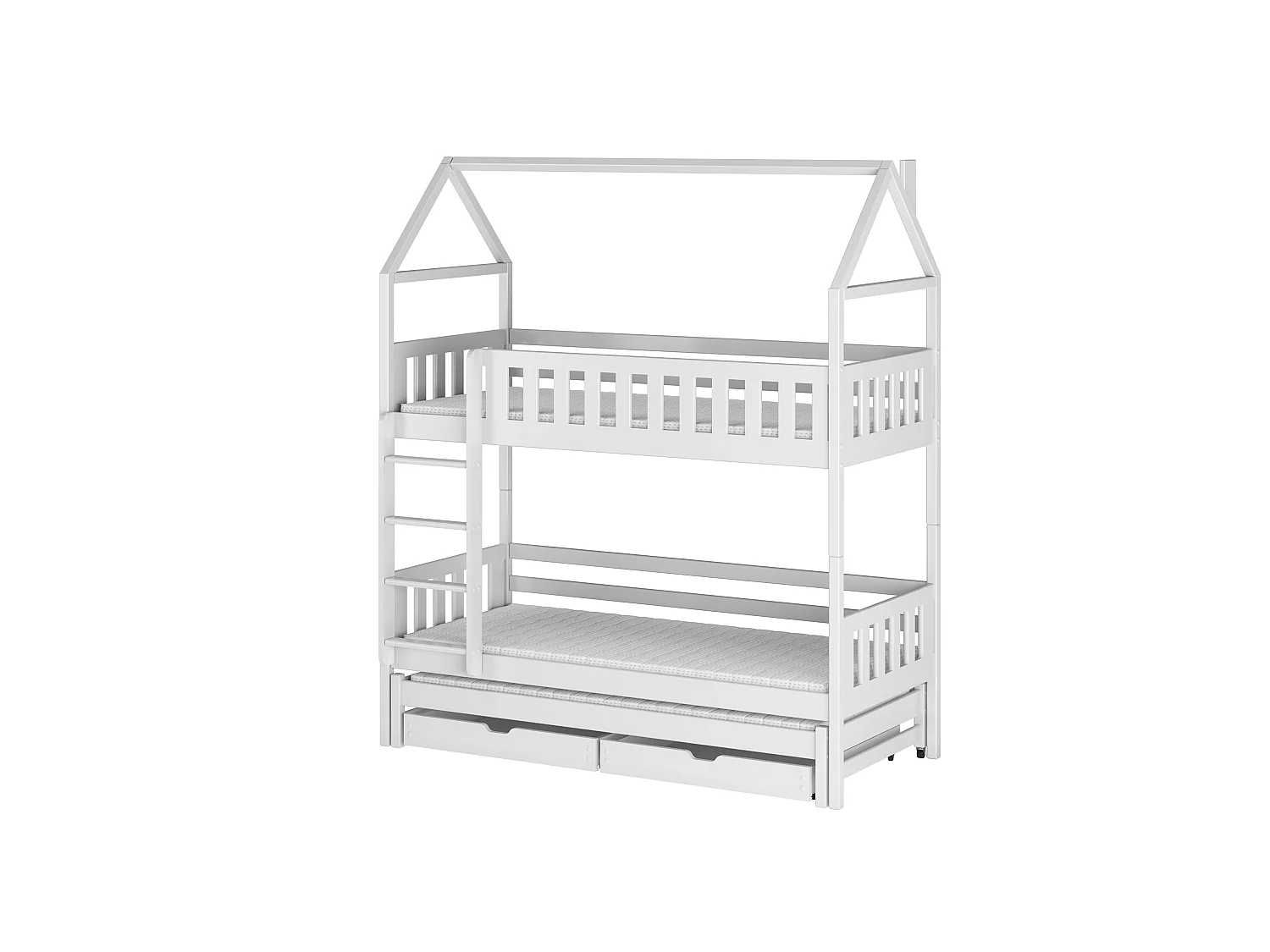 Hausbett Iga 80x200 Weiss