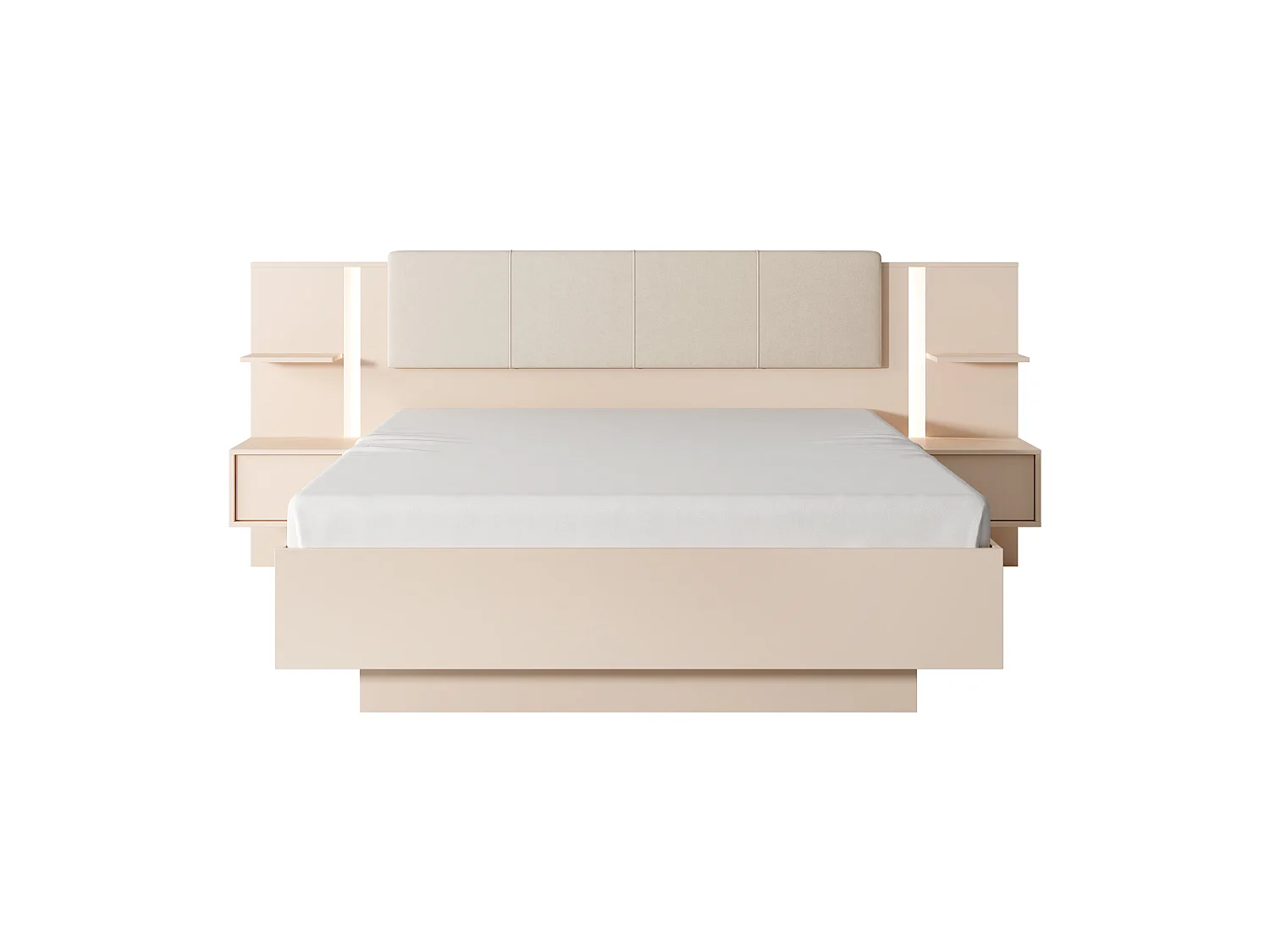 Letto a cassetti DAST B 160x200 Rosa