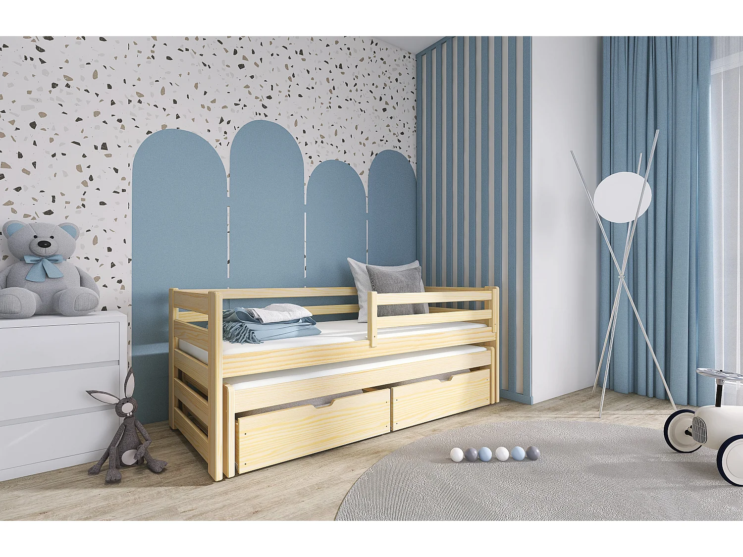 Lit d'enfant Senso 90x190 Beige