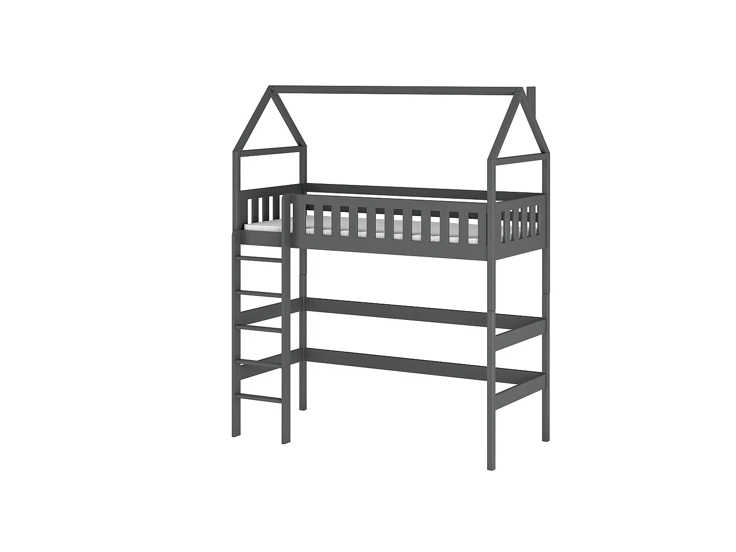 Hausbett Otylia 80x160 Grau