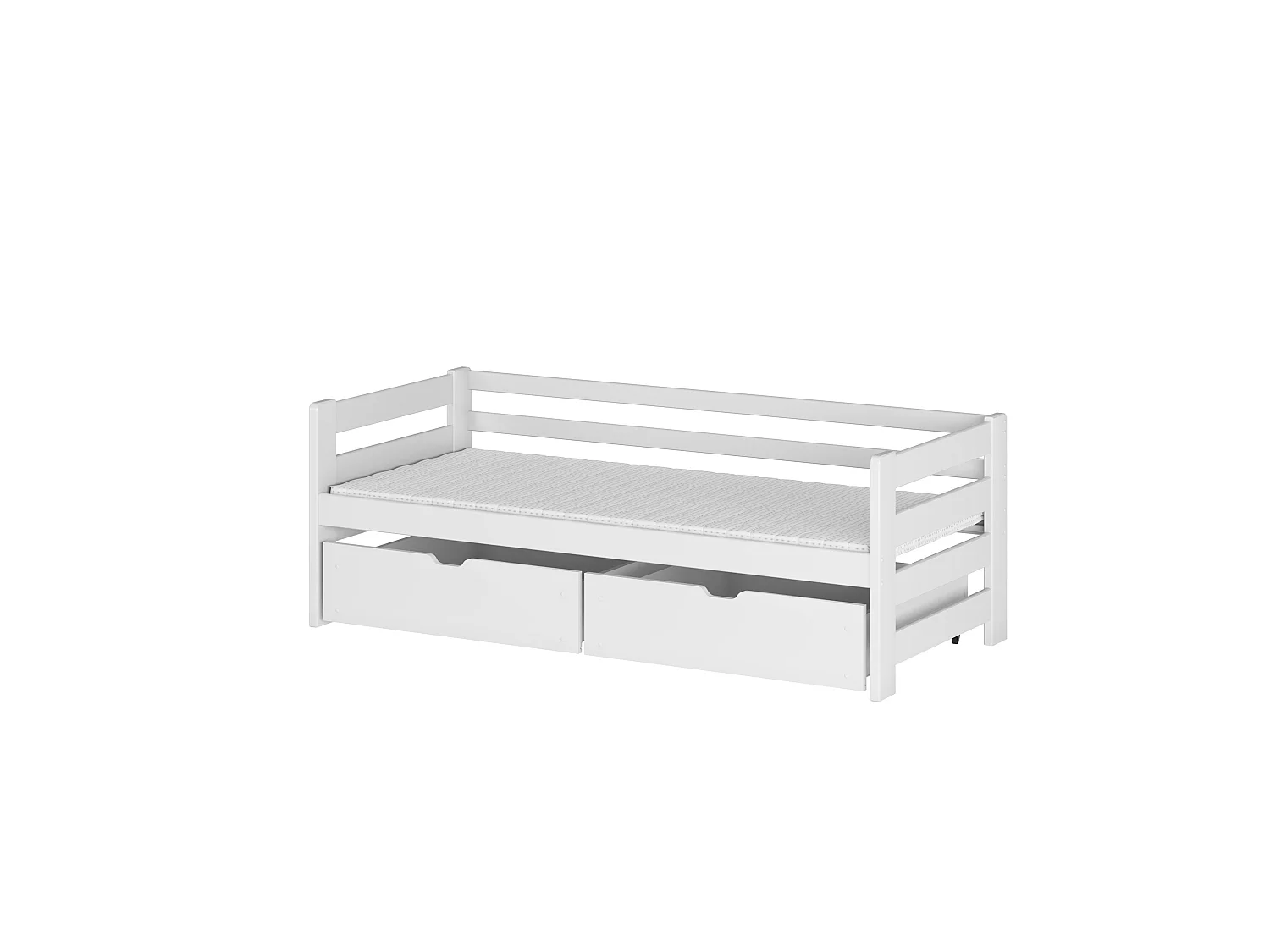 Lit simple Ergo 80x180 Blanc