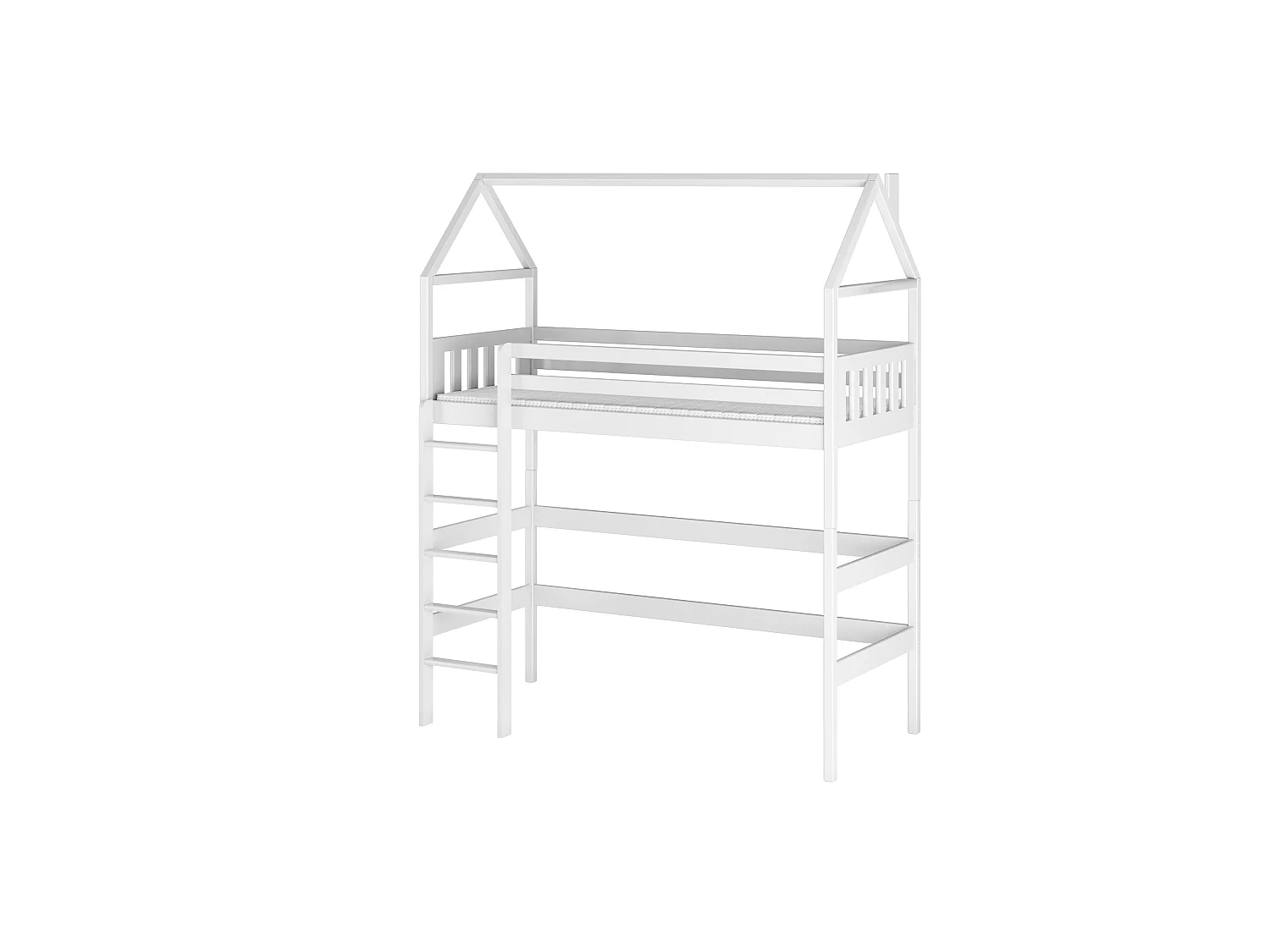 Hausbett Gloria 90x190 Weiss