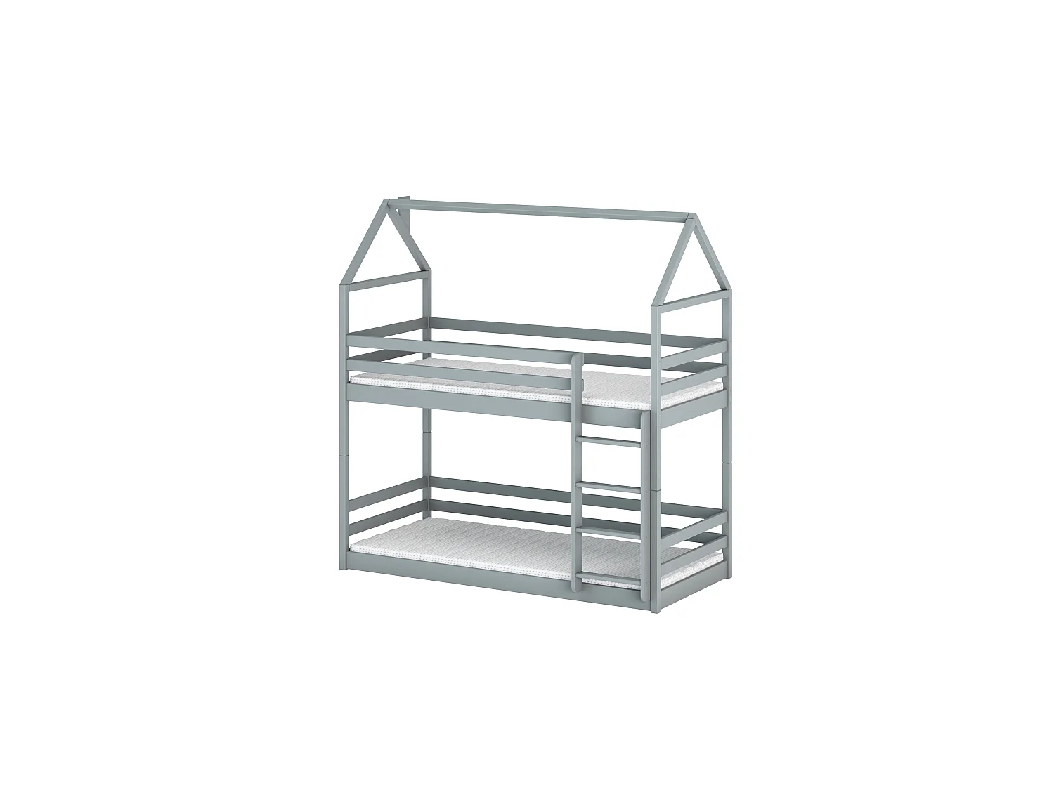 Casa letto Axel 80x160 Grigio