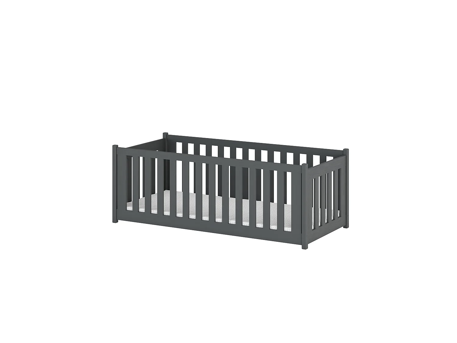 Lit simple Concept 80x200 Gris