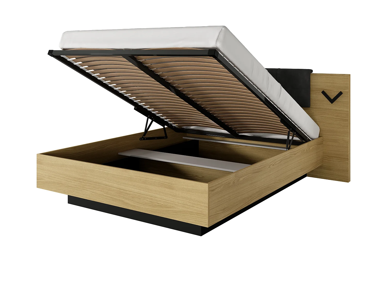 Armario cama VERSO B 160x200 Crema & Blanco