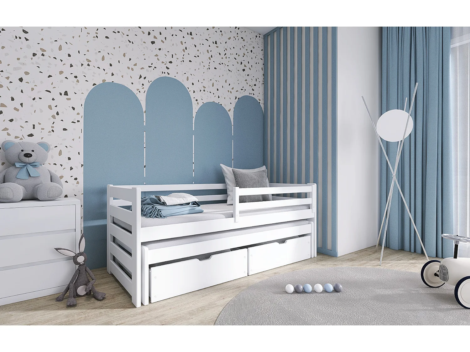 Lit d'enfant Senso 80x200 Blanc