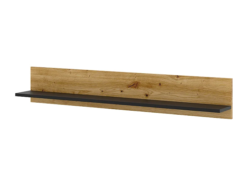 Etagères murales AURA 120x16x20 Crème & Noir