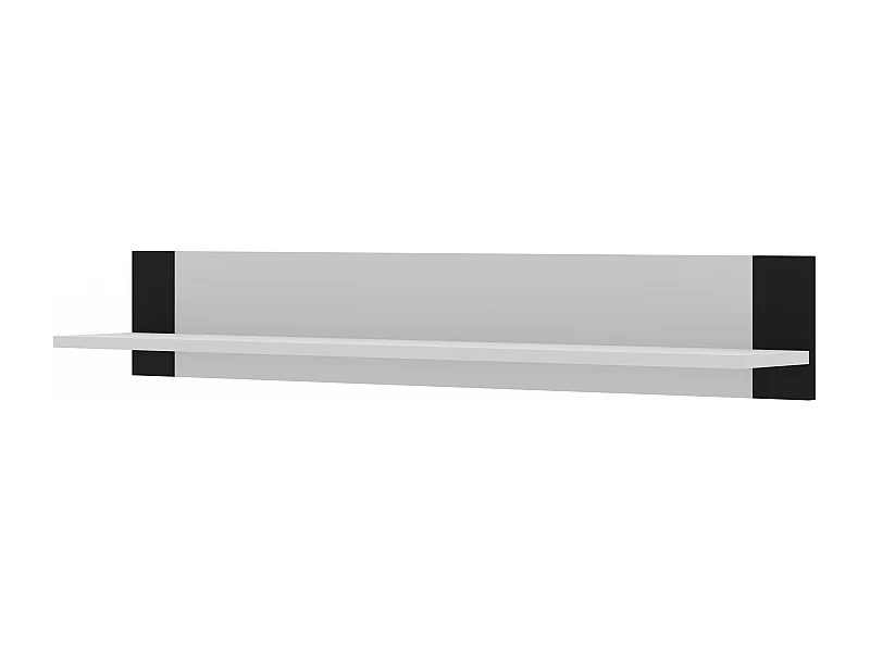 Wandregale MONDI 125x20x20 Schwarz