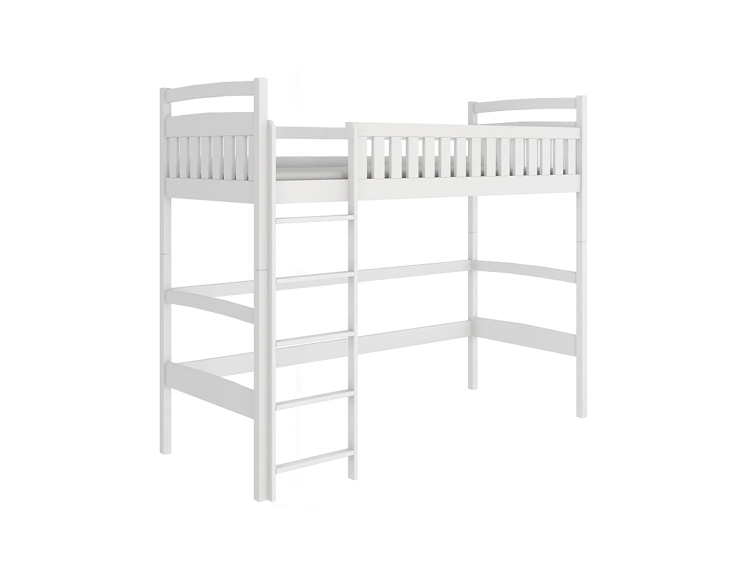 Hochbett Mia 80x180 Weiss