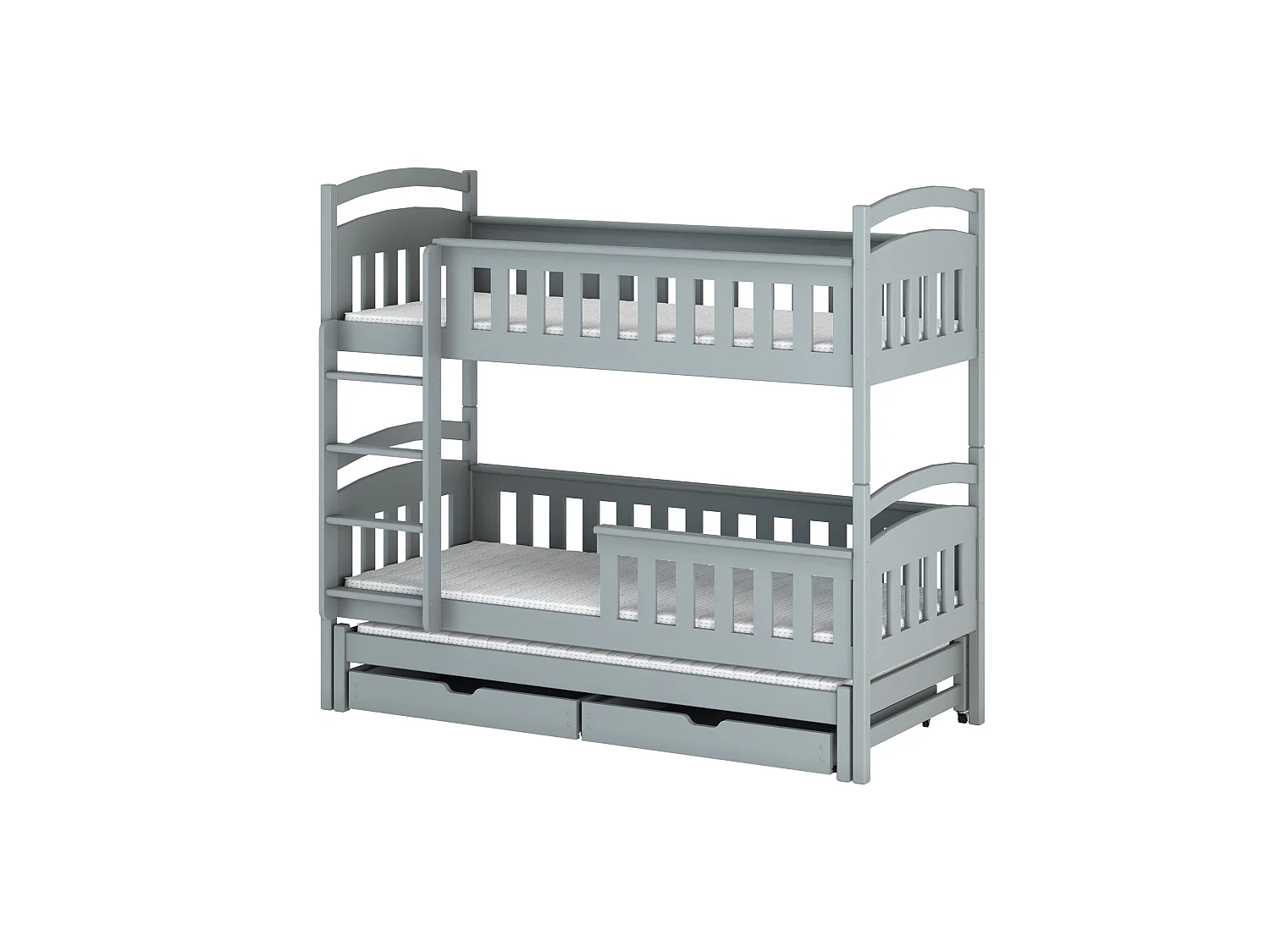 Letto a castello Harriet 80x160 Grigio