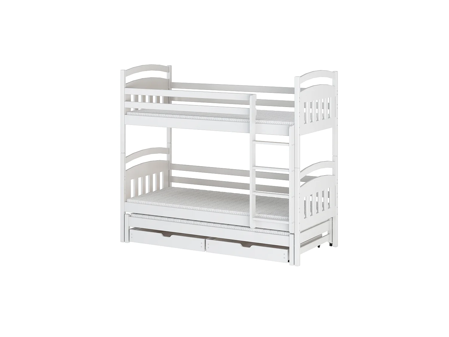 Lit superposé Alan 90x190 Blanc