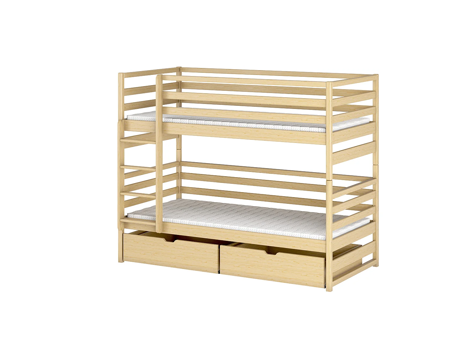 Letto a castello a soppalco 80x160 Beige