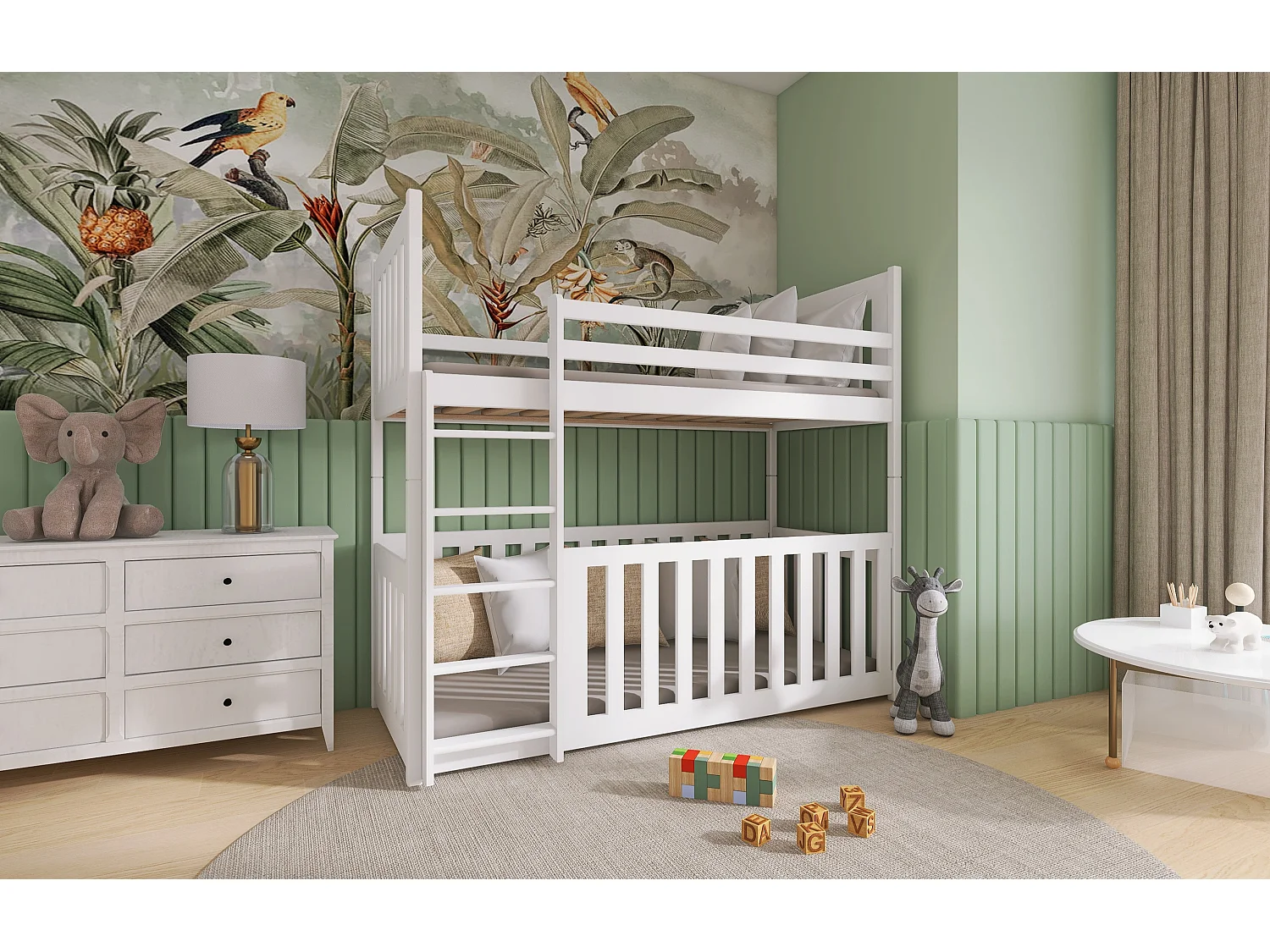 Etagenbett Cris 90x190 Beige