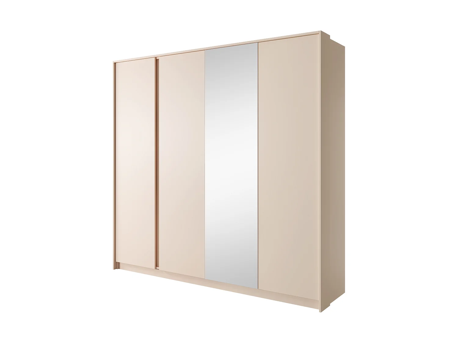 Armoire à portes battantes DAST 230 LED 224x56x210 Rose