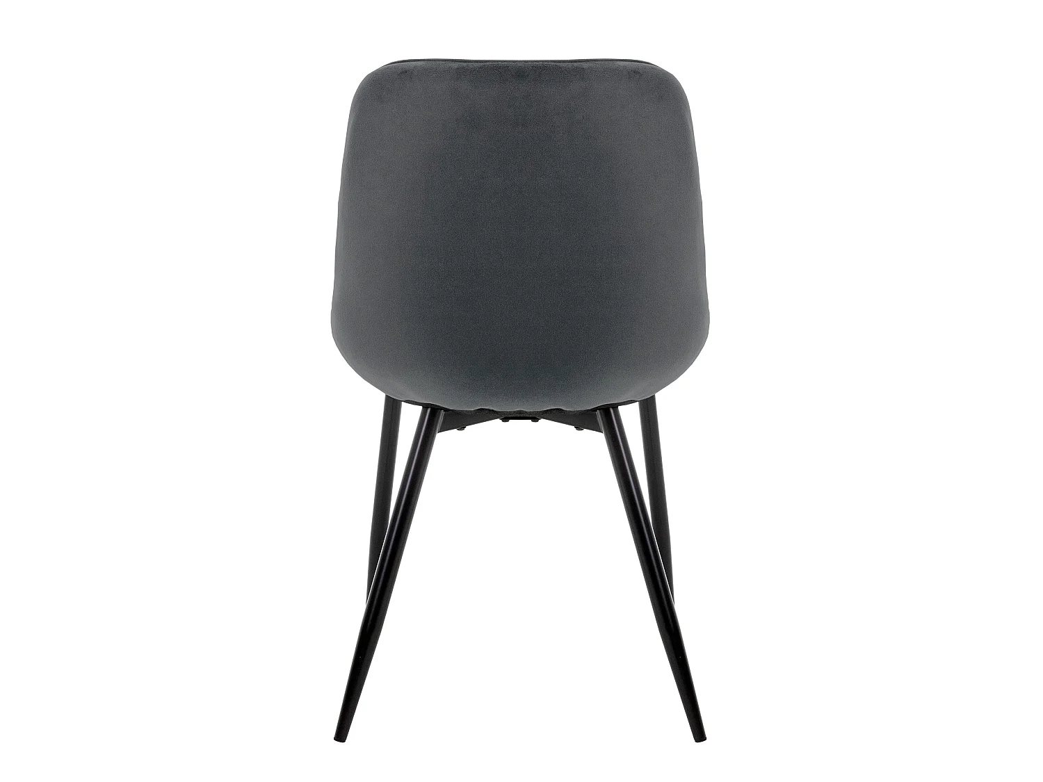 Set di 2 sedie sala da pranzo sedie soggiorno Sedia cucina velluto antracite