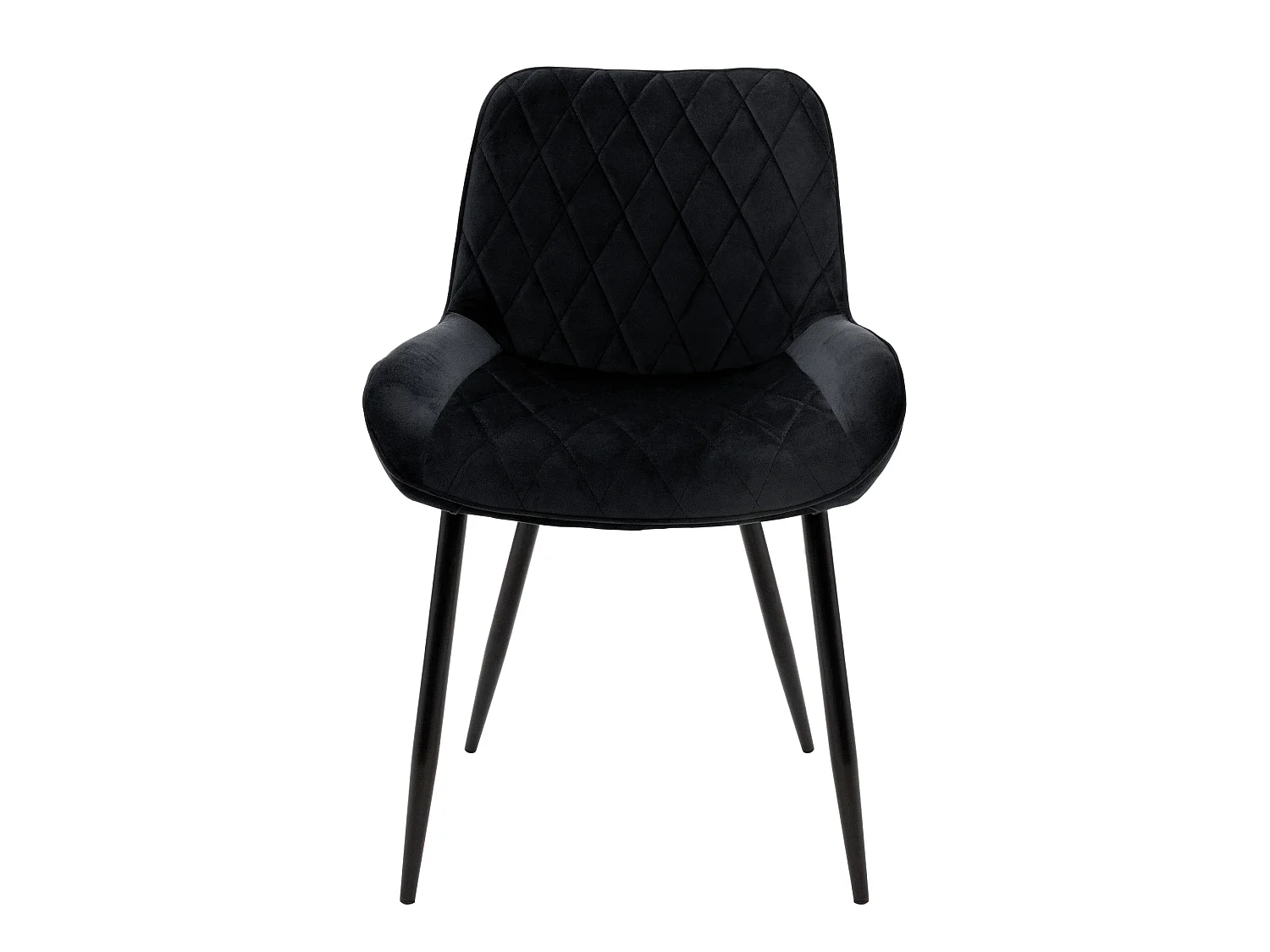 Set di 2 sedie sala da pranzo sedie soggiorno sedia cucina velluto nero
