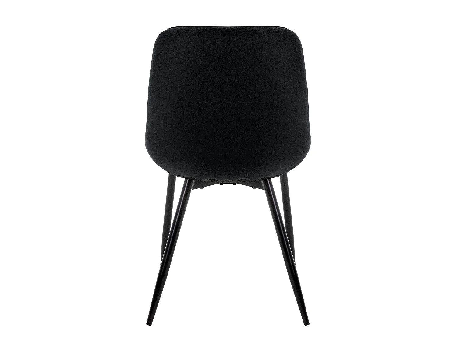 Set di 2 sedie sala da pranzo sedie soggiorno sedia cucina velluto nero