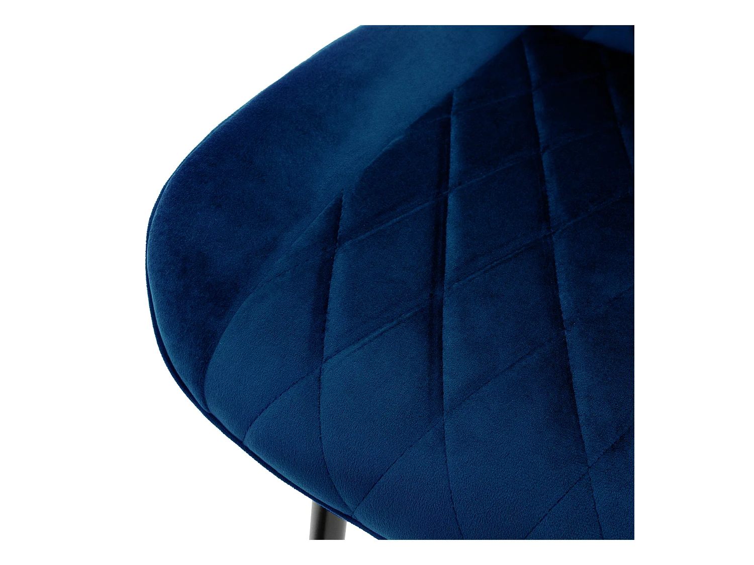 Set di 2 sedie sala da pranzo sedie soggiorno sedia cucina blu scuro velluto