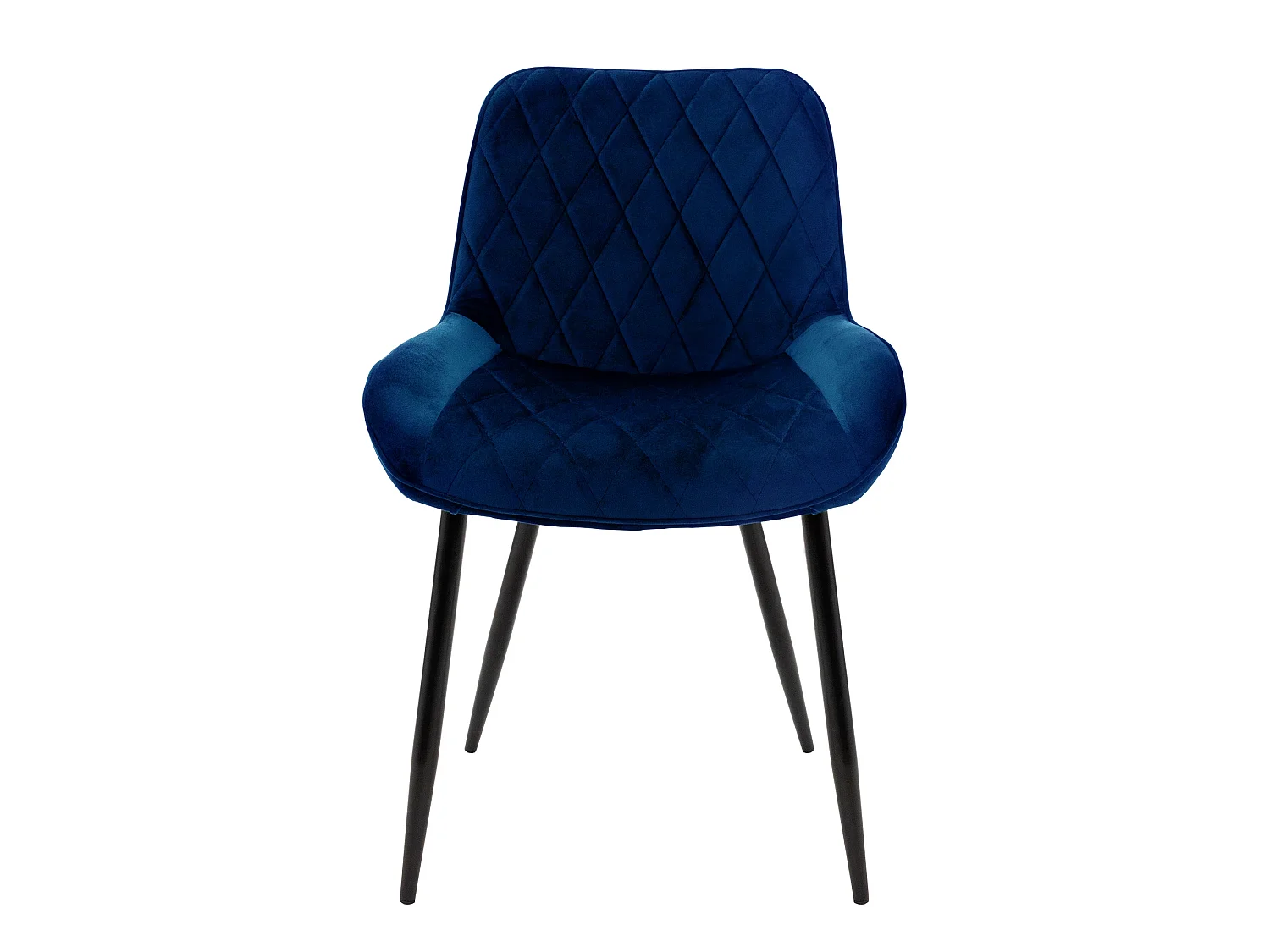 Set di 2 sedie sala da pranzo sedie soggiorno sedia cucina blu scuro velluto