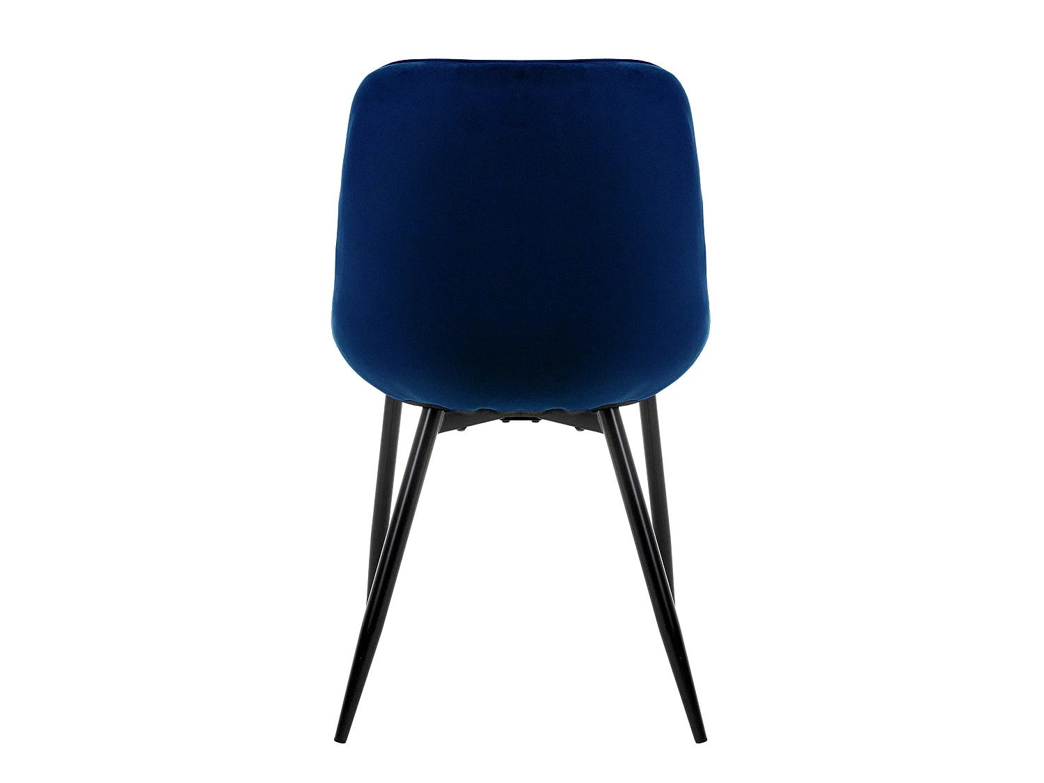 Set di 2 sedie sala da pranzo sedie soggiorno sedia cucina blu scuro velluto