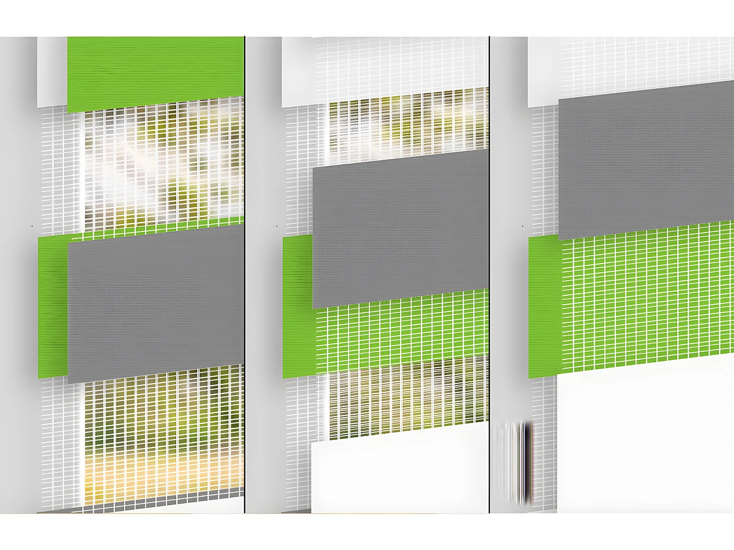 Pince store à enrouleur de fenêtre Duo Double Klemmfix 45 x 150 cm ECD Germany