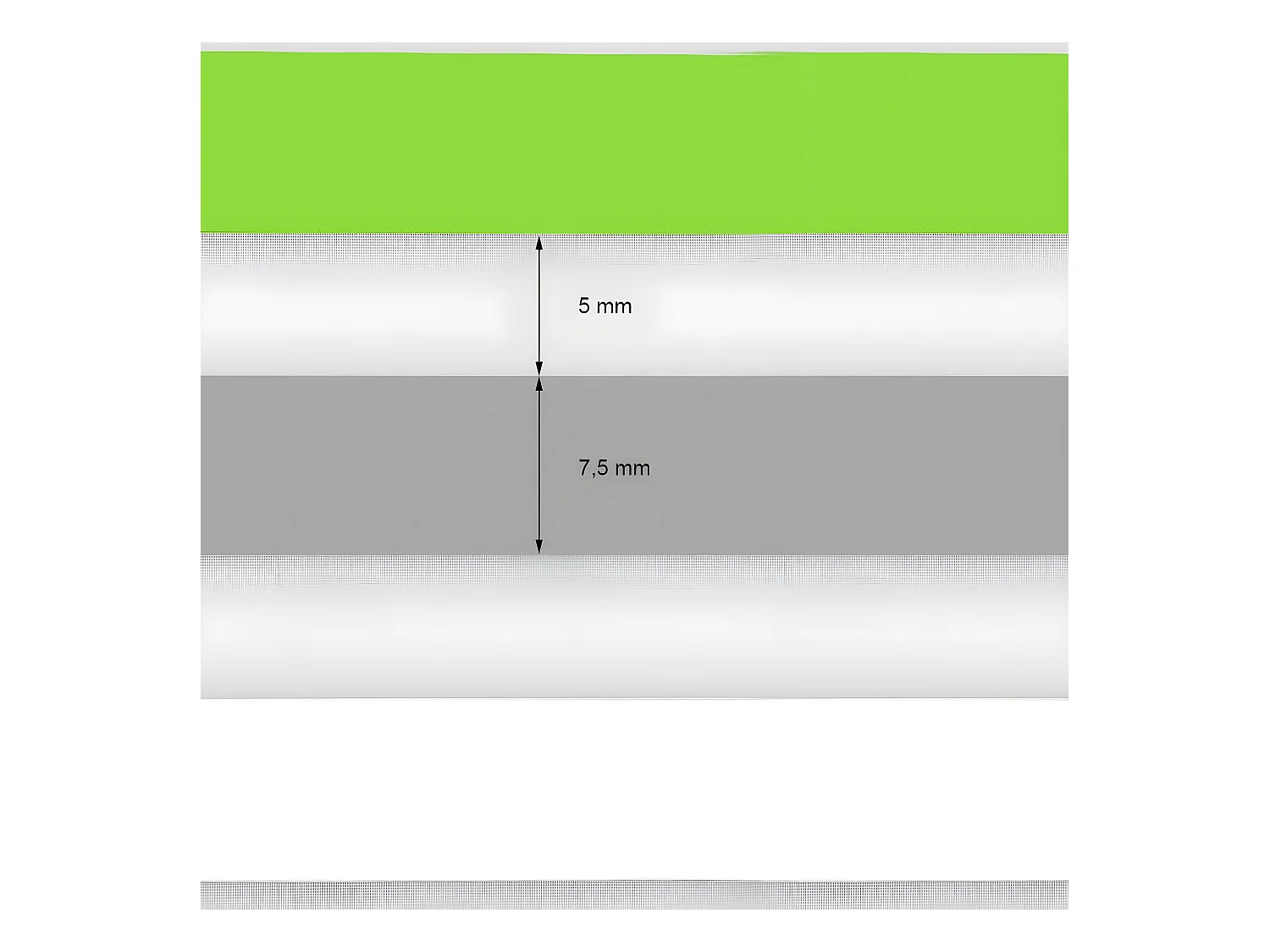 Pince store à enrouleur de fenêtre Duo Double Klemmfix 45 x 150 cm ECD Germany