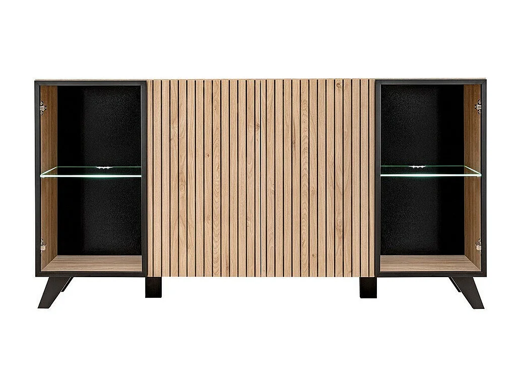 Buffet design NIELSEN – 160 cm avec éclairage LED intégré