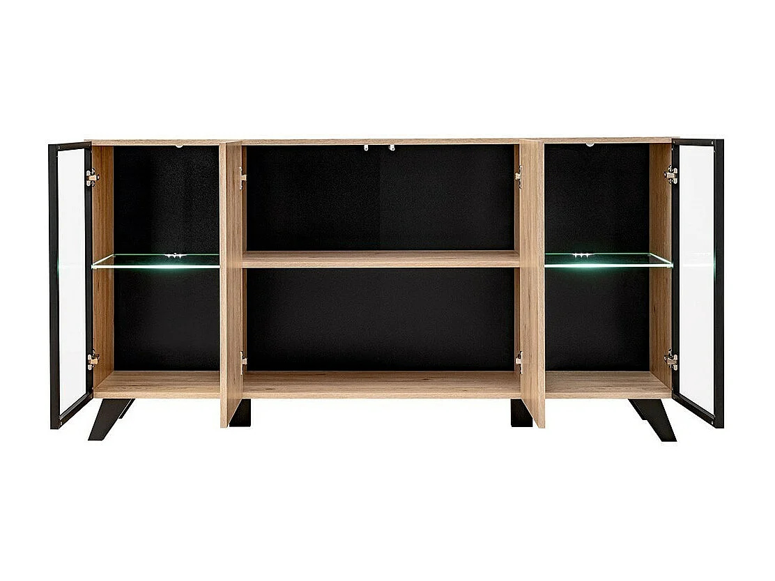 Buffet design NIELSEN – 160 cm avec éclairage LED intégré