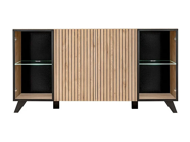 Design buffet NIELSEN - 160 cm met geïntegreerde LED-verlichting
