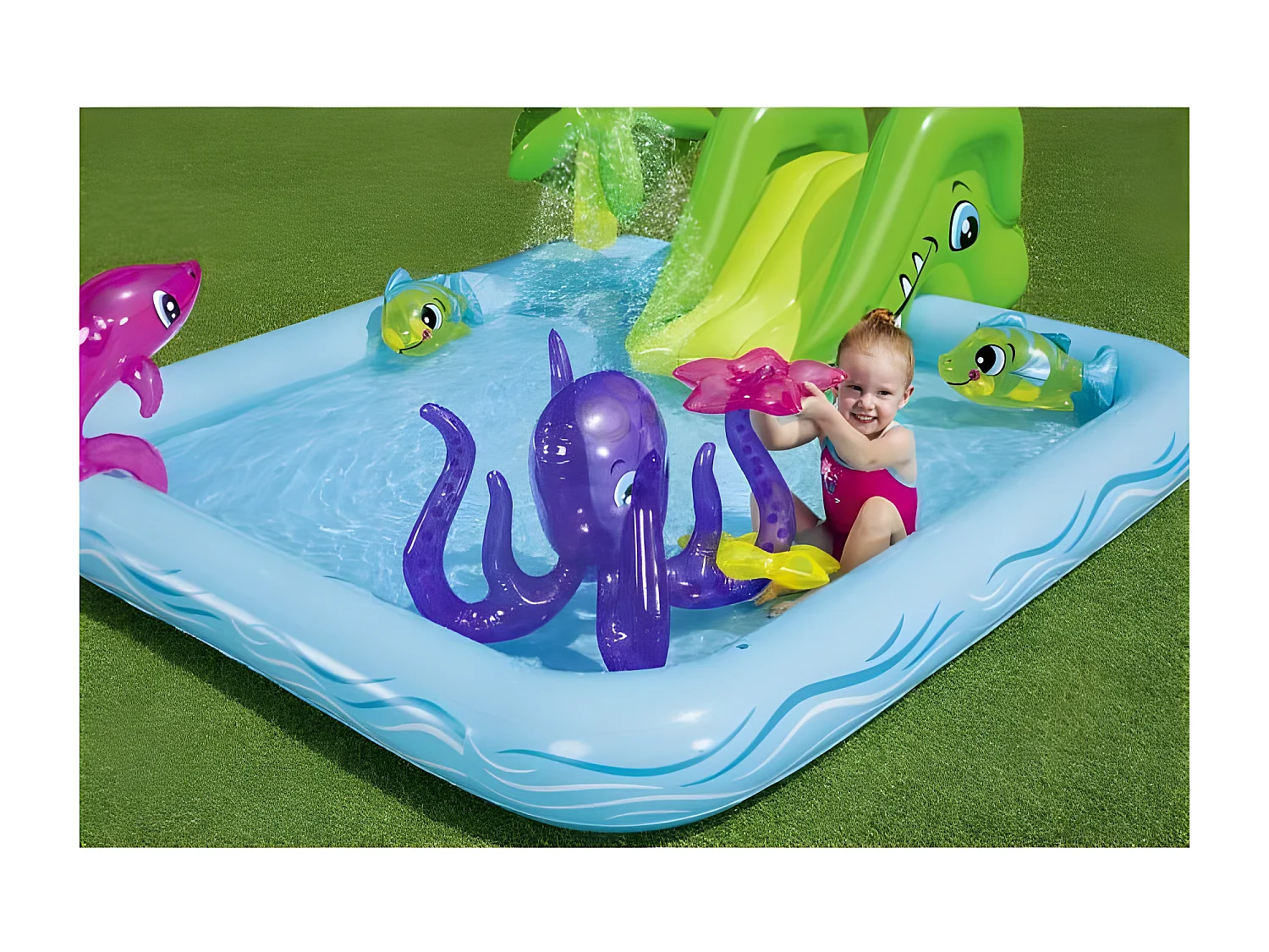 Bestway Centre jeu d'aquarium fantastique 239x206x86 cm