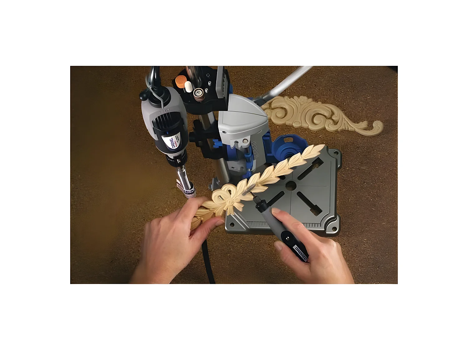 Soporte vertical Workstation 220 para taladro de columna Dremel