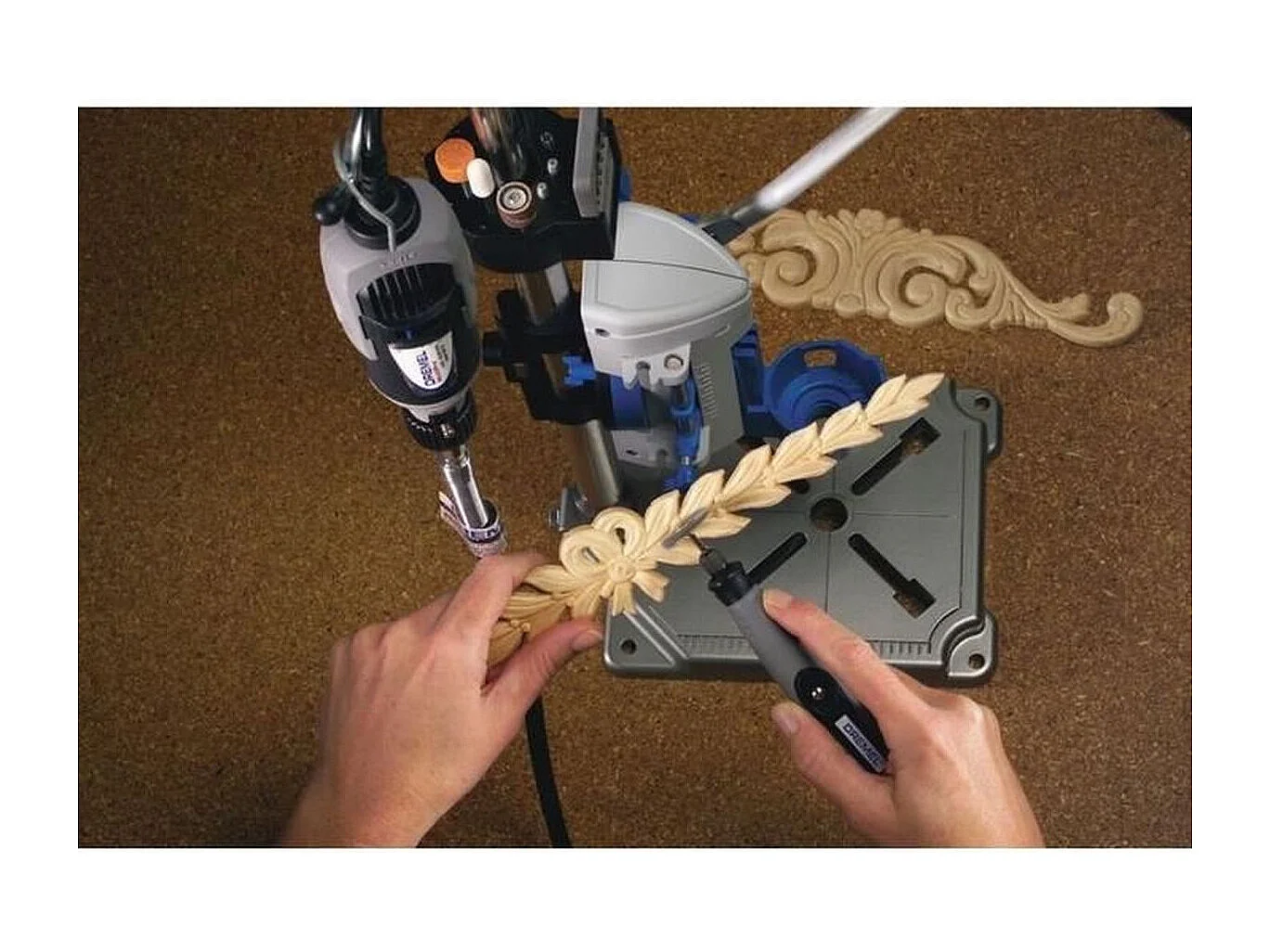 Support vertical Workstation  220 (Support de perceuse a colonne, en complément de l'arbre flexible)