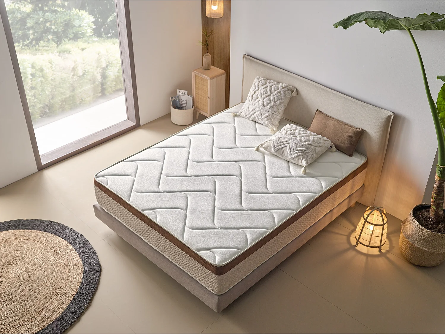 Materasso 67,5x190 Visco 25 cm +/-2 REAL BIO COMFORT.