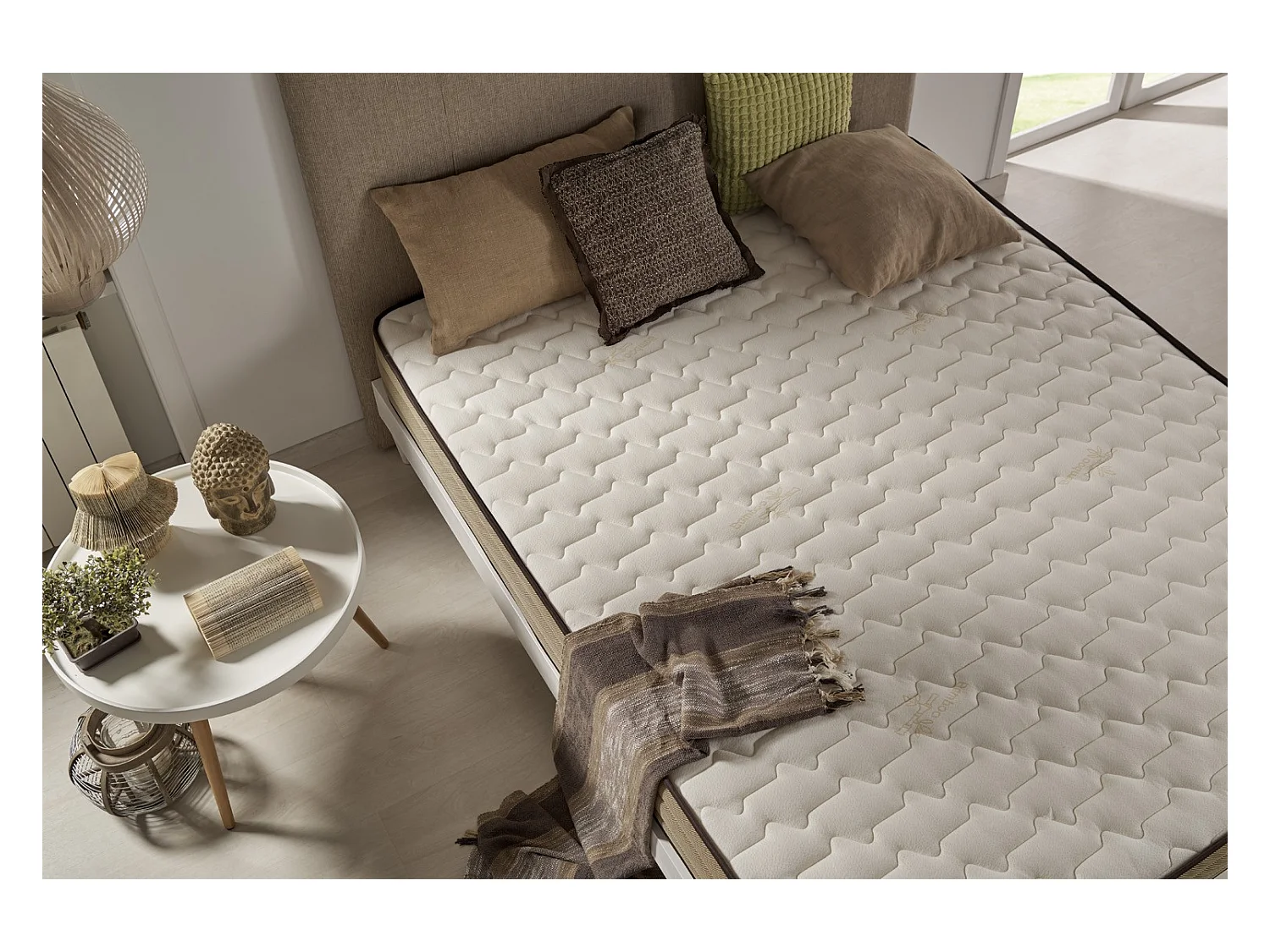 Materasso Comfort Visco Bamboo 90 x 200 Altezza 21cm +/-2