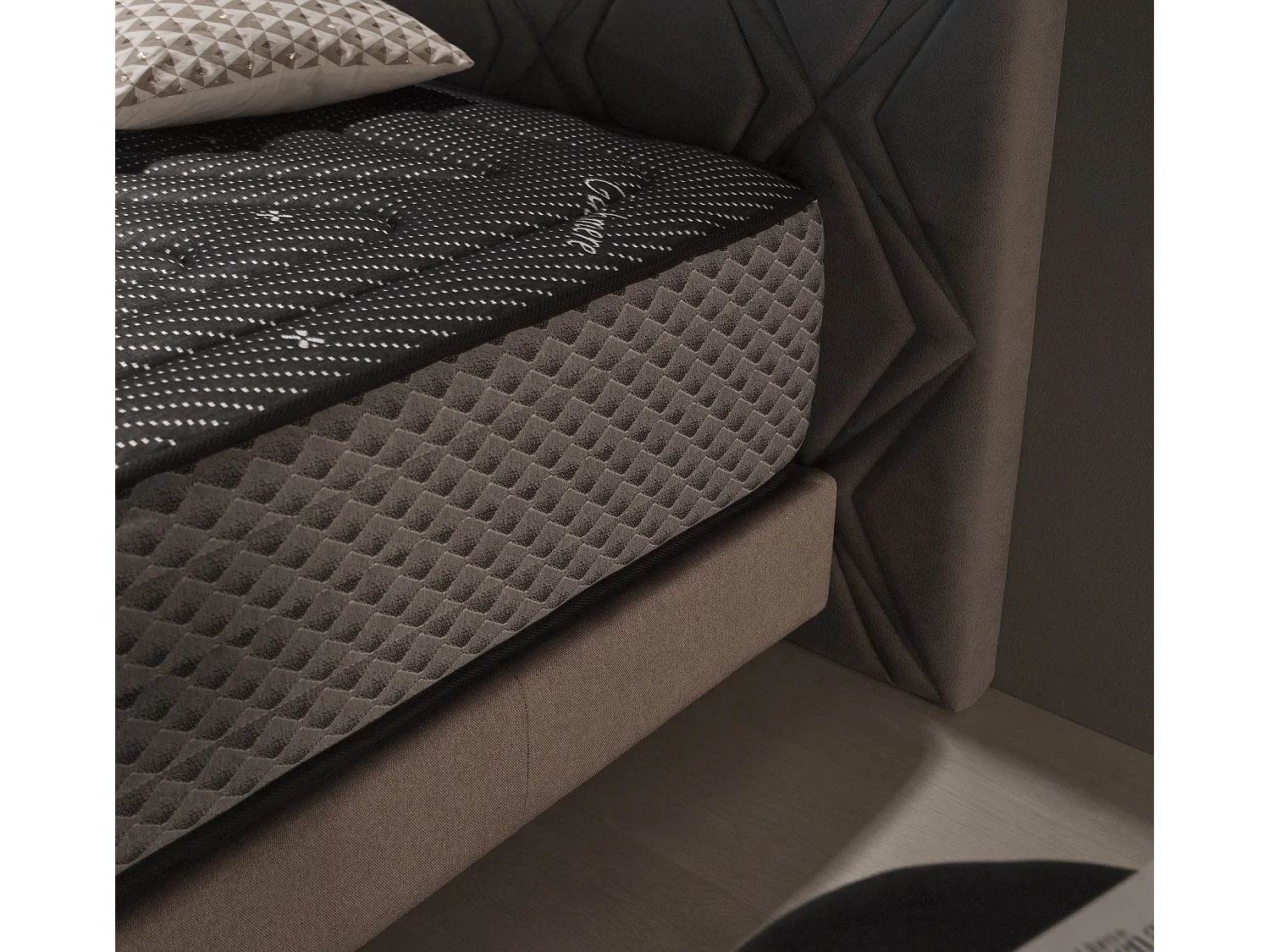 Matelas Cashmere Pocket Springs 160x190 Confort Nuit Hauteur 28 cm +/-2.