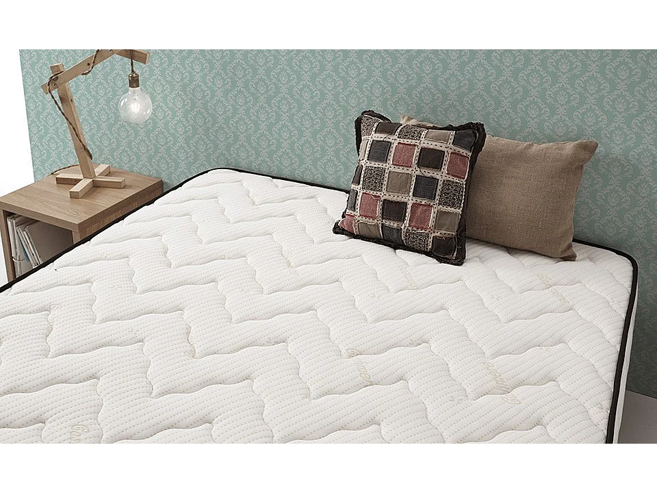 Matelas Viscoélastique 120x190 Luxe Cachemire Hauteur 15 cm +/-2 Fermeté Moyenne-Haute.