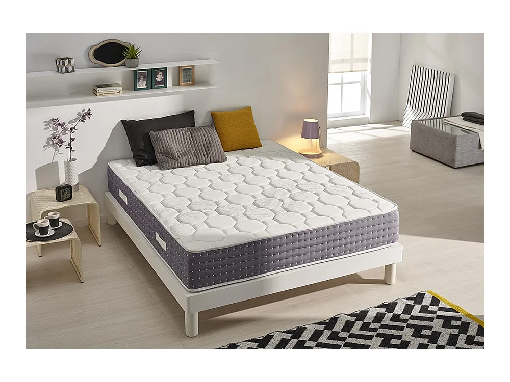 Visco-Federkernmatratze 80 x 190 Memory Nature Höhe 30 cm +/-2 mit Visco-Gel + Supersoft von .