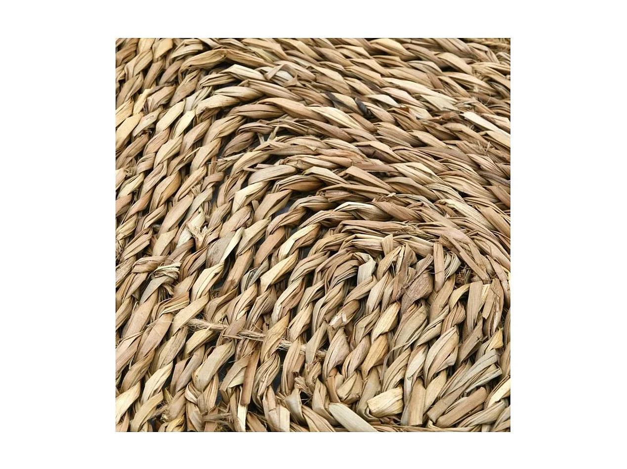 Tapis rectangulaire en jonc tressé 90 x 60 cm