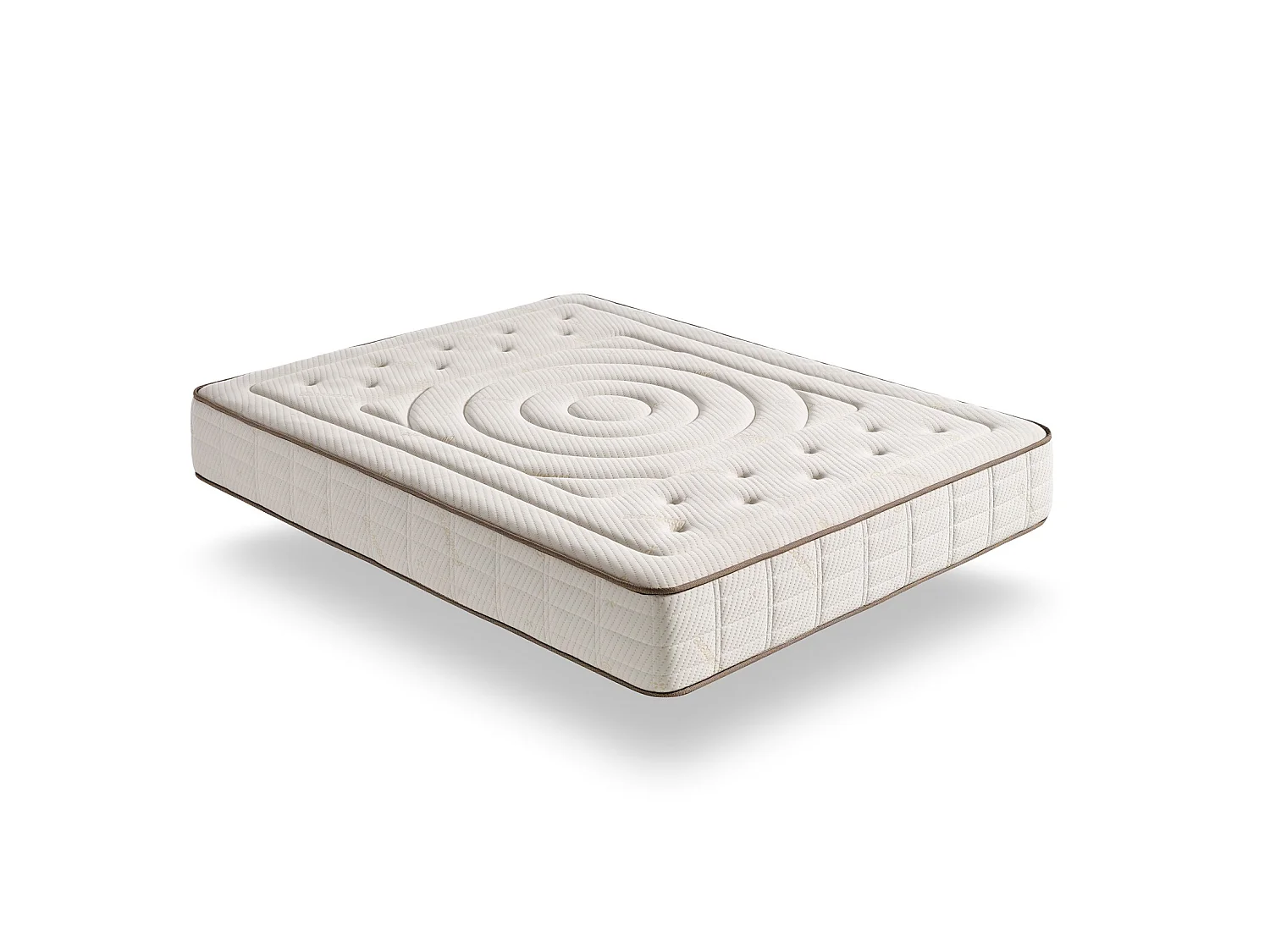 Matelas 120 x 190 Visco Cachemire Impérial Fibres Naturelles Hauteur 26 Cm ±2