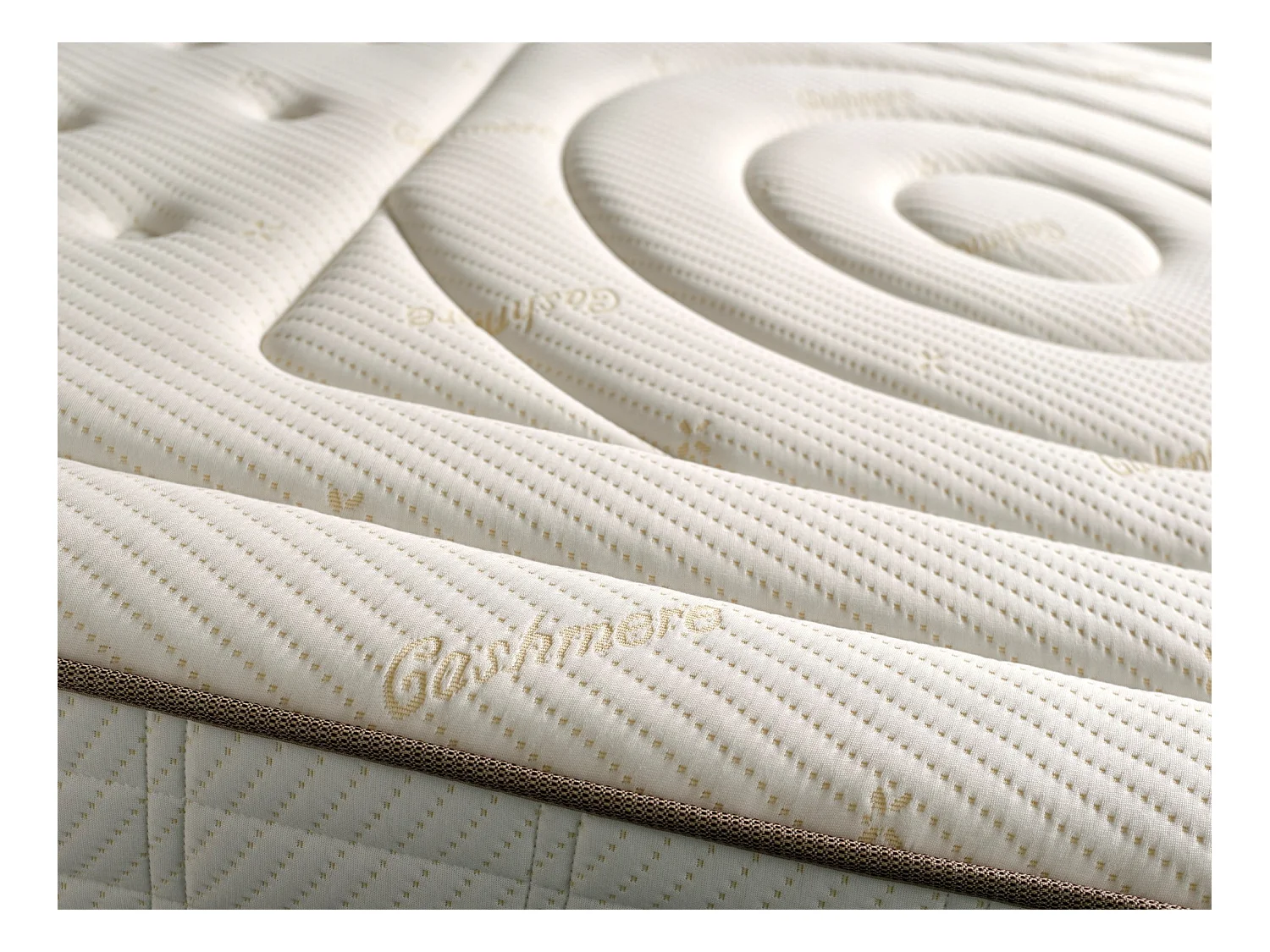Matelas 160 x 190 Visco Cachemire Impérial Fibres Naturelles Hauteur 26 Cm ±2