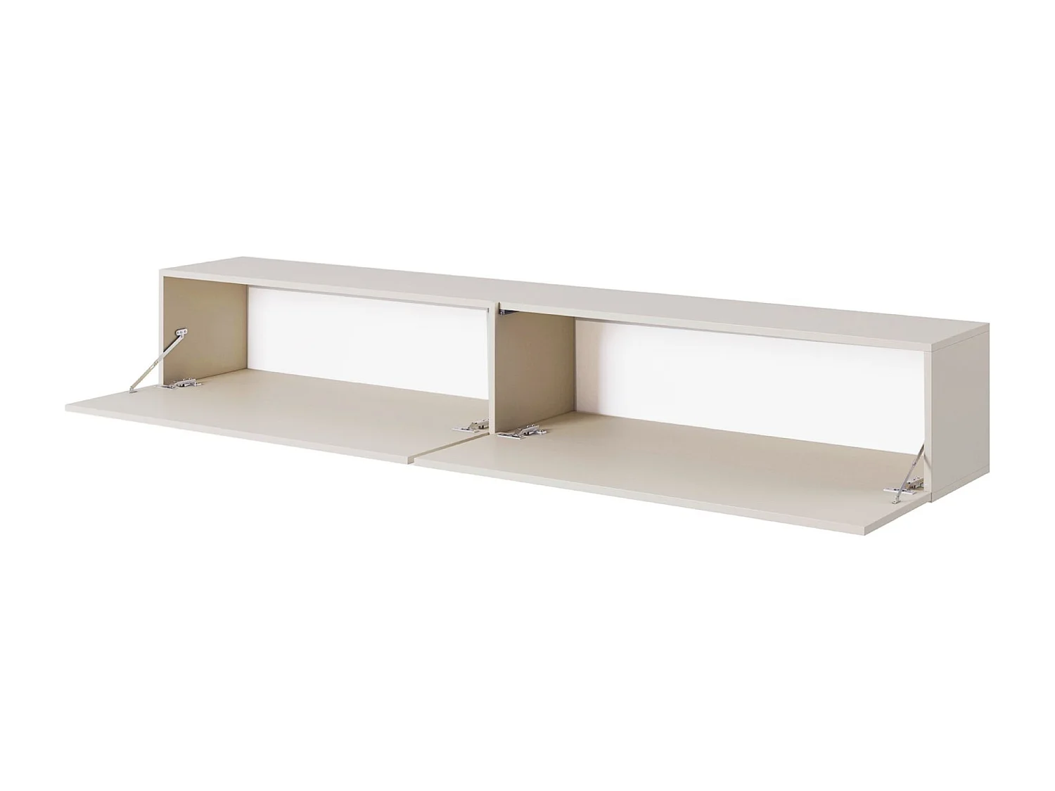 TV-Möbel - 200 cm - taupe (graubeige) - BISIRA