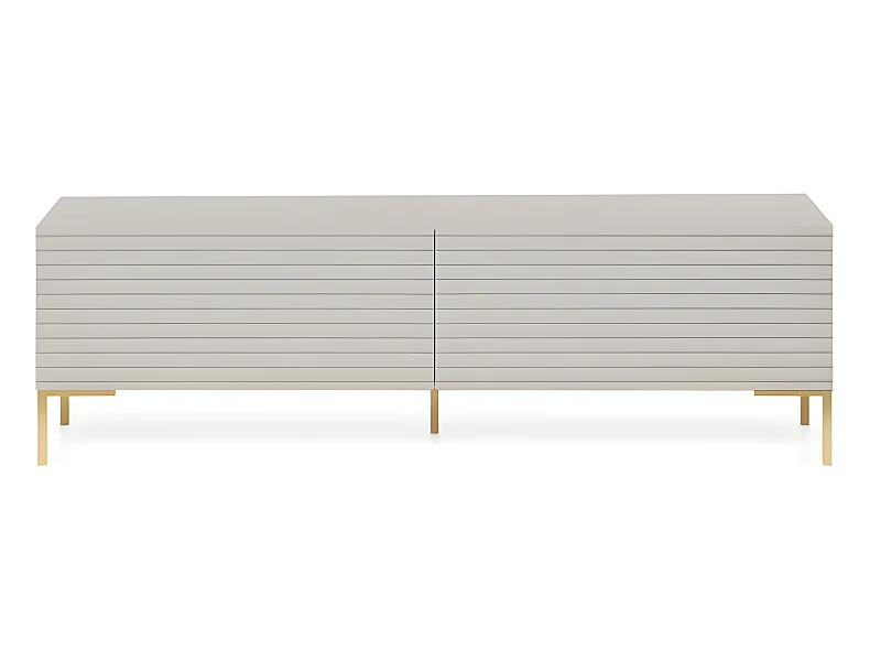 TV-Möbel - 140 cm - taupe (graubeige) - LAMMELO